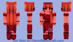 the red means i love you Minecraft Skin