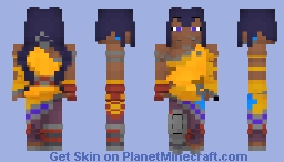 Nilah, the Joy Unbound 🌊 League of Legends Minecraft Skin