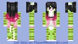 My OC Kiichigo in a pink dress Minecraft Skin