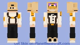HEY FOLKS LOOK WHO NOW CONTROLS A PUPPET! Screen Head Bill Cipher Minecraft Skin