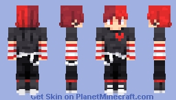 GizzeMisse - Red Team Bayern Game Night x BlockFest Minecraft Skin