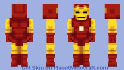 Iron Man | Classic | Alt. in desc. Minecraft Skin