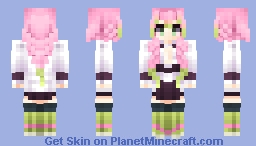 甘露寺蜜璃 Kanroji Mitsuri Minecraft Skin