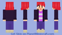 Ellie Rose but as Human Minecraft Skin