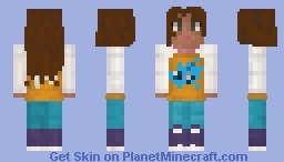 Casual Izzy Minecraft Skin