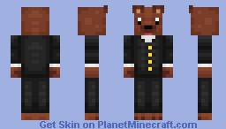 Doggo in a Suit Minecraft Skin