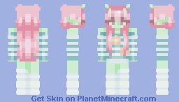 Alien gorl Minecraft Skin