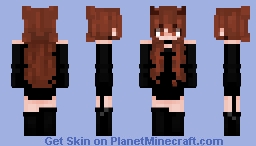 Brown hair basic girl Minecraft Skin
