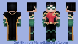 Robin - Tim Drake || Batfamily Minecraft Skin
