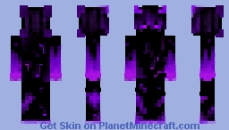 Neon purple skin guy Minecraft Skin