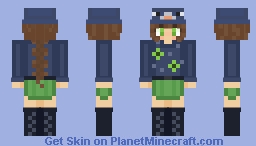 Penguin hat girl Minecraft Skin