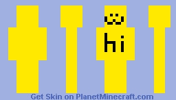cat face simple skin Minecraft Skin