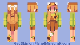 sunflower child Minecraft Skin