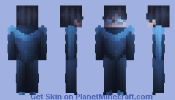 Nightwing | The Battle for Blüdhaven's Heart Minecraft Skin