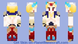 Fate/GrandOrder Gilgamesh Caster Minecraft Skin