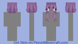 Purple Hairbase Minecraft Skin