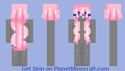Long Wavy Hairbase Minecraft Skin