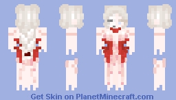 Meaffi ghast ghost girl Minecraft Skin
