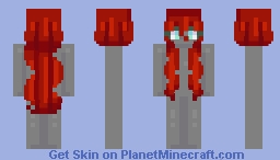 Long Wavy HairBase Minecraft Skin