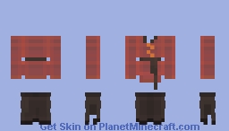 REd Minecraft Skin