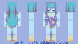 . Starry Night . Minecraft Skin