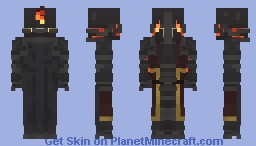 The Ashen Emberwraith's Mantle Minecraft Skin