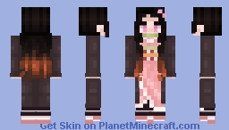Nezuko Kamado (Demon Slayer) Minecraft Skin