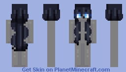 Long Wavy Hairbase Minecraft Skin