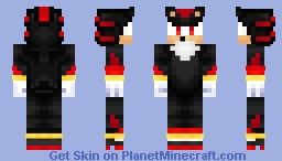 SEGA - Shadow The Hedgehog Minecraft Skin
