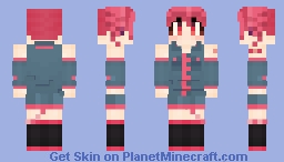 Kasane Teto UTAU Minecraft Skin