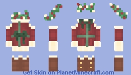 Christmas Holiday Dress Outfit Base Minecraft Skin