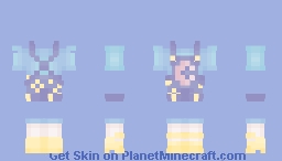 Moon and Stars Overalls Outfit Base Minecraft Skin