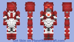 Battle Fire | Marvel Comics Minecraft Skin