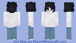 Ryuzaki: Death Note Minecraft Skin