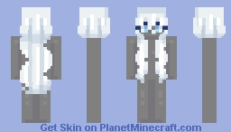 Long Wavy Hairbase Minecraft Skin