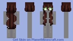Long Wavy Hairbase Minecraft Skin