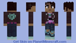Zoey, Casual Minecraft Skin