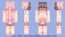 pink cloak . 🎀 Minecraft Skin