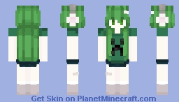 Creeper Girl Minecraft Skin