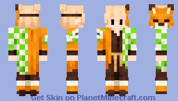 Japanese Kitsune Like Ess4nce (idk how to call the theme) Minecraft Skin