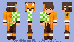 Japaneese Kitsune Like applejaxxs (idk how to call the theme) Minecraft Skin