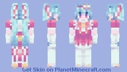 RETRY NOW! Hatsune Miku - なきそ (Nakiso) Minecraft Skin