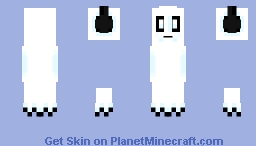 Napstablook - Undertale Minecraft Skin