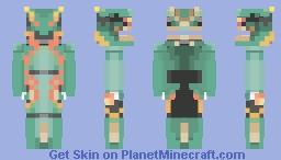 Mega Rayquaza (Shaded) Minecraft Skin