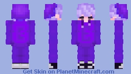 A Not So Mediocre purple Minecraft Skin