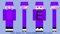 A Not So Mediocre purple Minecraft Skin