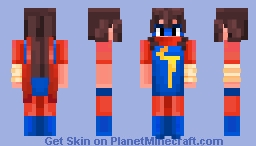 Ms.Marvel - Kamala Khan Minecraft Skin