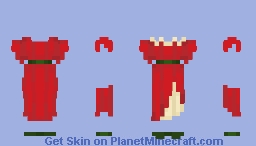 Strawberry dress base Minecraft Skin