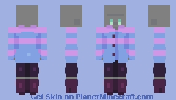 Striped Coat Minecraft Skin