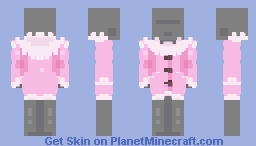 Fluffy Winter Coat Minecraft Skin